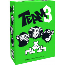 Boîte du jeu de société Team 3 vert