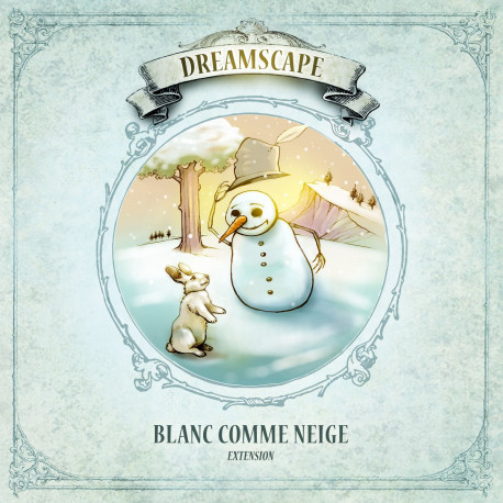 Boîte du jeu de société Dreamscape - Blanc Comme Neige