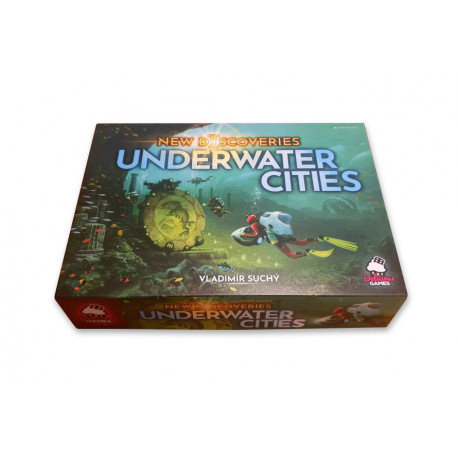 Boîte du jeu de société Underwater Cities - New Discoveries