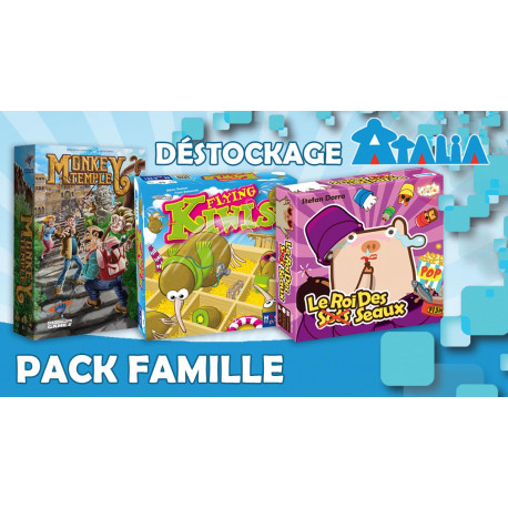 Assortiment de jeux de société Pack Famille Assortiment de jeux de société Pack Famille