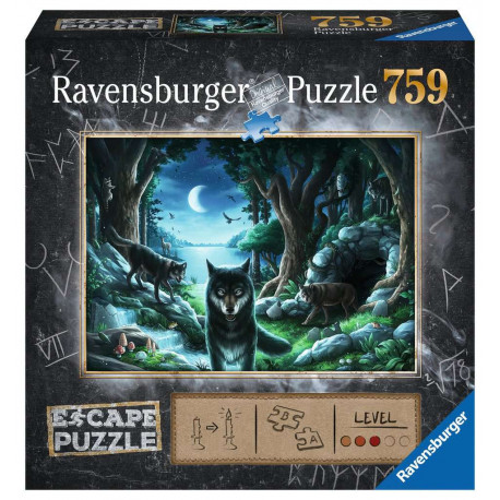 Boîte du jeu de société Escape puzzle - Histoires de loups Boîte du jeu de société Escape puzzle - Histoires de loups