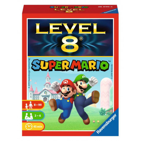 Boîte du jeu de société Super Mario Level 8 Boîte du jeu de société Super Mario Level 8
