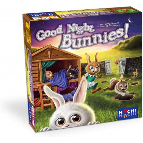 Boîte du jeu de société Good Night Bunnies Boîte du jeu de société Good Night Bunnies
