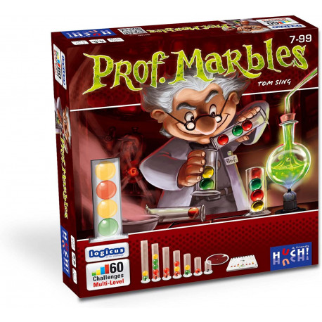 Boîte du jeu de société Prof Marbles Boîte du jeu de société Prof Marbles