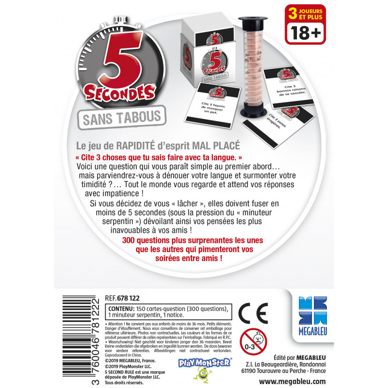 5 Secondes Sans Tabous Atalia Jeux