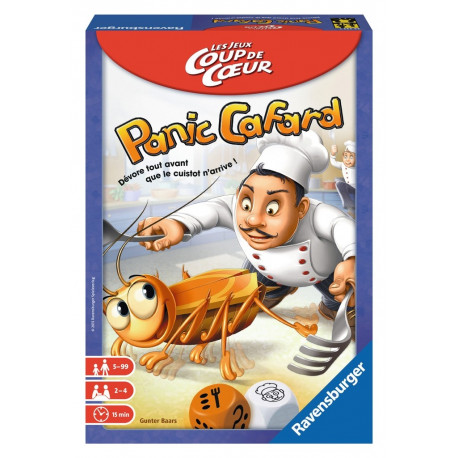 Boîte du jeu de société Panic Cafard Version coup de coeur Boîte du jeu de société Panic Cafard Version coup de coeur