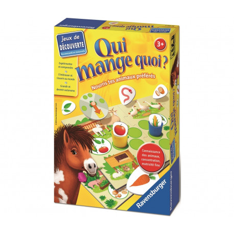 Boîte du jeu de société Qui Mange Quoi