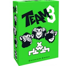Boîte du jeu de société Team 3 vert