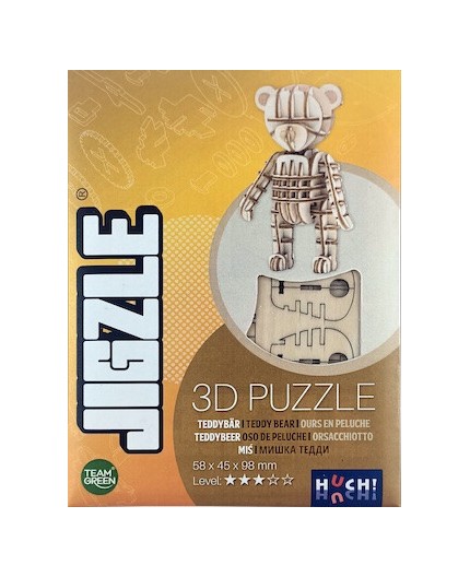 Boîte du jeu de société Jigzle Ours en peluche Boîte du jeu de société Jigzle Ours en peluche