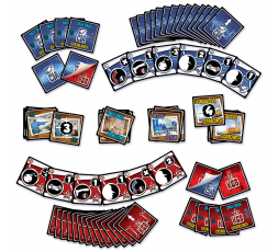 Le matériel du jeu de société Agents secrets