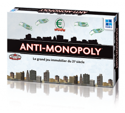 La boîte du jeu de société Anti Monopoly