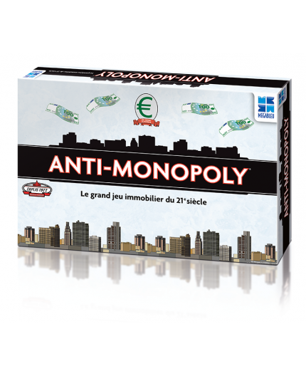 La boîte du jeu de société Anti Monopoly La boîte du jeu de société Anti Monopoly