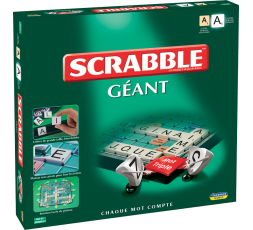 La boîte du jeu de société Scrabble Géant