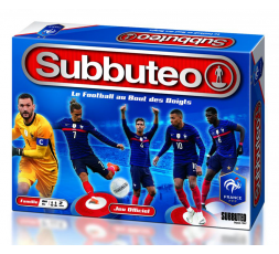 Jeu Subbuteo Ancien – Football Bleus Et Rouges En Boîte