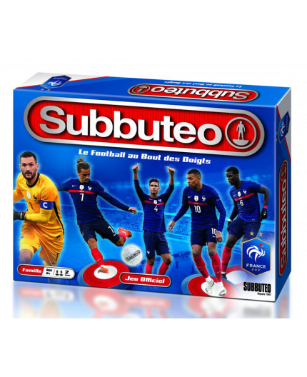 La boîte du jeu de société Subbuteo Fédération Française de Football La boîte du jeu de société Subbuteo Fédération Française de Football