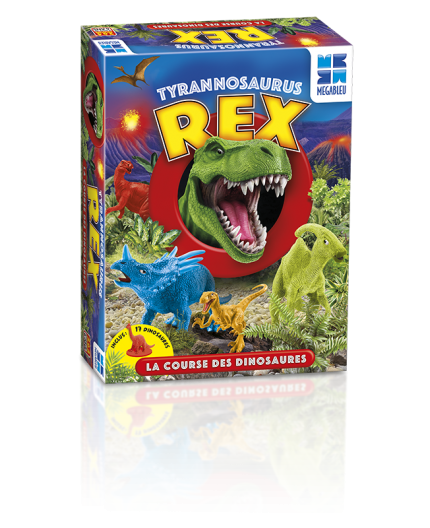 La boîte du jeu de société Tyrannosaure Rex