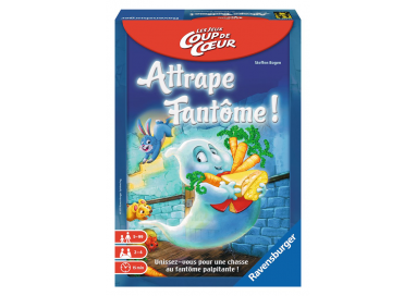 La boite du jeu de société Attrape fantôme ! Version coup de cœur