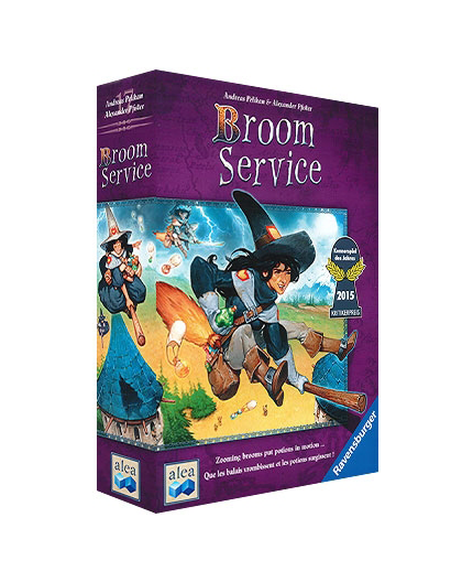 La boite du jeu de société Broom Service La boite du jeu de société Broom Service