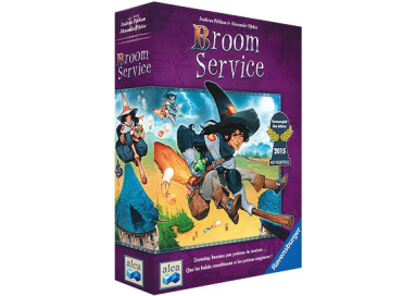 La boite du jeu de société Broom Service