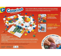 Le dos de la boite du jeu de société Colorino