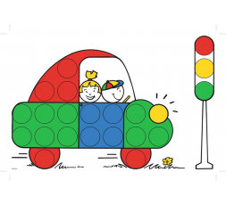 Un modèle : la voiture en couleur de Colorino