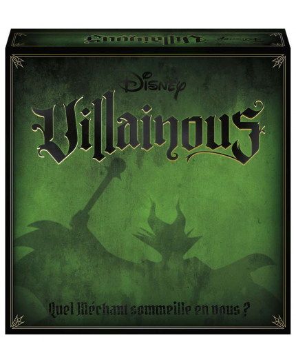La boite du jeu de société Disney Villainous La boite du jeu de société Disney Villainous