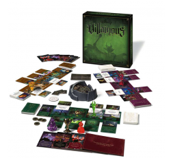 La boite du jeu Disney Villainous avec le matériel