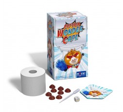 La boite verticale du jeu de société Capt'ain Wonder Cape avec le matériel