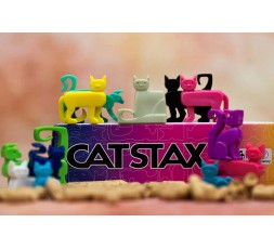 Les chats du jeu de société Cat Stax