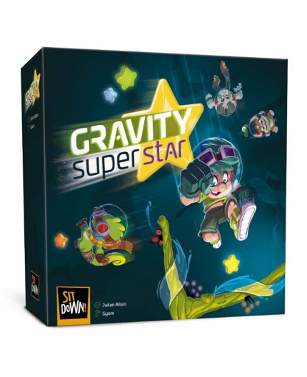 La boite du jeu de société Gravity Superstar La boite du jeu de société Gravity Superstar