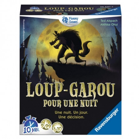 Boîte du jeu de société Loup Garou pour une Nuit Boîte du jeu de société Loup Garou pour une Nuit
