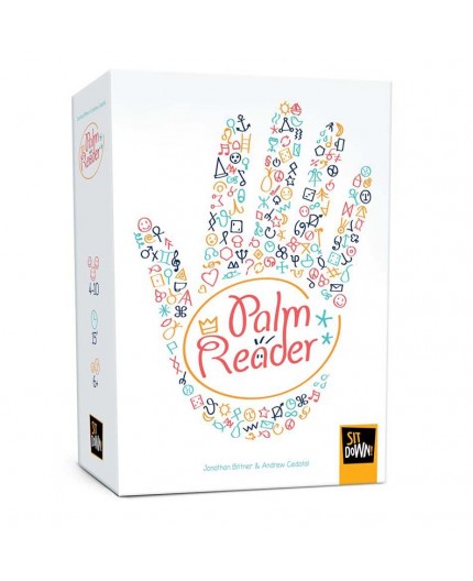 La boite du jeu de société Palm Reader La boite du jeu de société Palm Reader