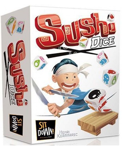 La boite du jeu de société Sushi Dice La boite du jeu de société Sushi Dice