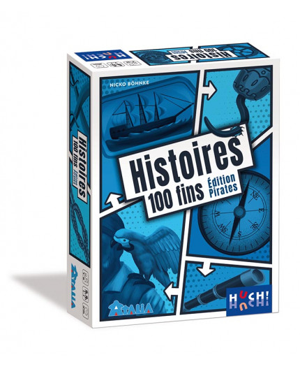 La boite du jeu de société Histoires 100 Fins Pirates