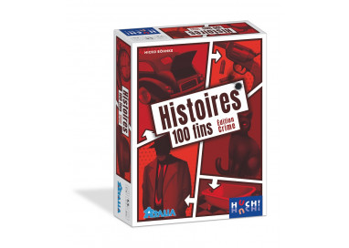 La boite du jeu de société Histoires 100 Fins Crime