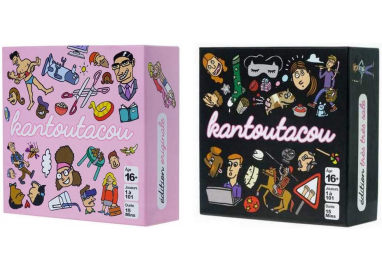 Les 2 Boîtes du jeu de société Kantoutacou et Très très sale