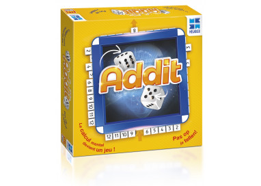 La boite du jeu de société Addit