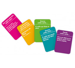 Exemples de cartes du jeu de société For The Girls
