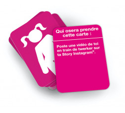 Exemples de cartes du jeu de société For The Girls