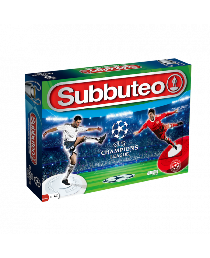 La boîte du jeu de société Subbuteo Champions League
