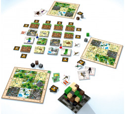 Matériel du jeu de société Minecraft - Builders & Biomes