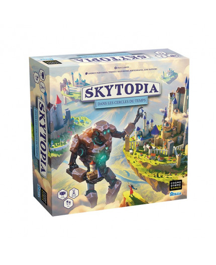 Boite du jeu de société de Skytopia, le cercle du temps Boite du jeu de société de Skytopia, le cercle du temps