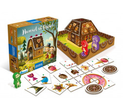 Hansel et Gretel : boite et matériel de jeu