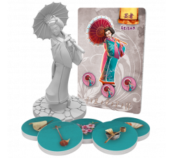Matériel de l'extension Shogun no katana - Geisha