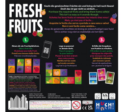 Dos de boite du jeu Fresh Fruits