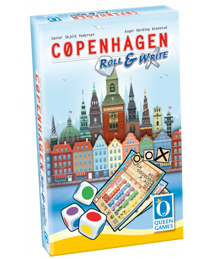 La boite du jeu de société Copenhagen Roll & Write La boite du jeu de société Copenhagen Roll & Write