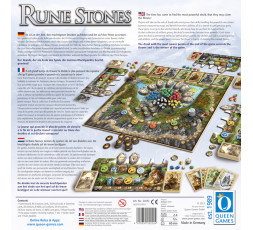 Le dos de la boite du jeu de société Runes Stones