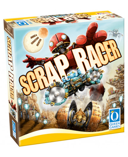 La boite du jeu de société Scrap Racer