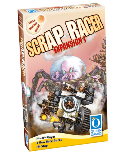 La boîte du jeu de société Scrap Racer Extension 1