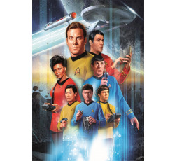 Puzzle Clementoni Star Trek 500 Pezzi - Film Serie TV, Dimensioni 49x36 Cm, Made In Italy